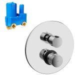 Mitigeur encastré pour douche paffoni jo 2 sorties et 1 combiné jo018cr Mitigeur encastré pour douche paffoni jo 2 sorties et 1 combiné jo018cr