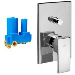 Mitigeur encastr pour douche paffoni level avec dviateur chrom les015cr