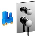 Mitigeur encastr pour douche paffoni rock 2 sorties et 1 combin ro018cr