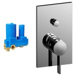 Mitigeur encastr pour douche paffoni rock 2 sorties chrom ro015cr