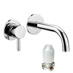 Mitigeur encastr pour lavabo 2 trous paffoni stick chrom sk006cr70