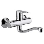 Mitigeur pour vier mural paffoni blu avec bec orientable blu161cr