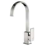 Mitigeur d'évier paffoni elle avec bec plat pivotant el880cr Mitigeur d'évier paffoni elle avec bec plat pivotant el880cr