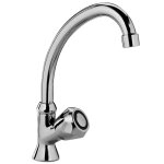 Robinet pour vier paffoni danubio bec pivotant chrom da091cr