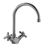 Mitigeur d'vier paffoni iris bec orientable chrom irv180cr