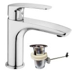 Mitigeur lavabo paffoni lime vacuation automatique chrom lm075cr