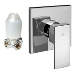 Mitigeur mocommande encastr pour douche paffoni level chrom les010cr