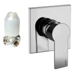 Mitigeur mocommande encastré pour douche paffoni tango chromé ta010cr Mitigeur mocommande encastré pour douche paffoni tango chromé ta010cr