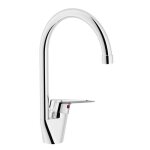 Nobili rubinetterie mitigeur nobili hof pour vier de cuisine avec joint haut hf122113cr