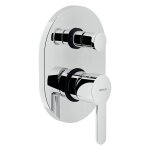 Nobili rubinetterie mitigeur monocommande de douche encastré nobili abc 2 voies ab87100cr Nobili rubinetterie mitigeur monocommande de douche encastré nobili abc 2 voies ab87100cr