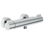 Nobili rubinetterie mitigeur thermostatique externe de douche mural chrome nobili ab87030cr