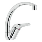 Nobili rubinetterie robinet mitigeur d'vier nobili confort chrom he24113cr