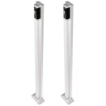 Paire de poteaux gibidi en aluminium dca110 - 1 70400 Paire de poteaux gibidi en aluminium dca110 - 1 70400