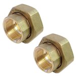 Paire de raccords pour pompes hydrauliques ferrari 1 1 / 4 x 2 f / f 051255