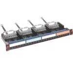 Panneau de brassage bticino avec 24 connecteurs rj45 cat6 utp c9024c6u