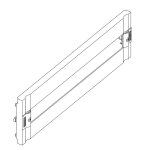 Panneau en plastique bticino mas160 avec fenêtre din35 9429 / 24pl Panneau en plastique bticino mas160 avec fenêtre din35 9429 / 24pl