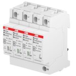 Parafoudre de surtension abb ovr t2 + 3 3p + n imax 20ka ovr233n20275