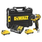 Perceuse visseuse compacte dewalt raccord 1 / 4 12v dcf601d2 - qw