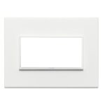 Plaque 4 modules vimar eikon evo blanc total 21654. 17