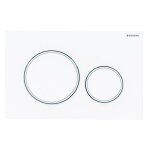 Plaque de commande geberit sigma20 chasse d'eau wc blanc 115. 882. 11. 1