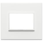 Plaque vimar eikon evo 3 modules total blanc 21653. 17