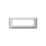 Plaque de vimar plana 7 modules argent métallique 14657. 71 Plaque de vimar plana 7 modules argent métallique 14657. 71