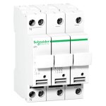 Porte - fusible schneider 3p + n 32a 10. 3x38 3 modules a9n15658