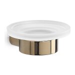 Porte - savon mural gedy pirenei verre or brillant pi11 - 87