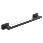 Porte - serviettes de bain mural gedy atena 60cm noir mat 4421 - 60 - 14
