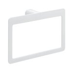 Porte - serviettes gedy pirenei anneau blanc mat pi70 - 02 Porte - serviettes gedy pirenei anneau blanc mat pi70 - 02
