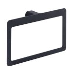 Porte - serviettes gedy pirenei anneau noir mat pi70 - 14 Porte - serviettes gedy pirenei anneau noir mat pi70 - 14