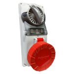 Prise industrielle interverrouillée cee palazzoli 3p + e 32a 400v ip67 fuse Prise industrielle interverrouillée cee palazzoli 3p + e 32a 400v ip67 fuse