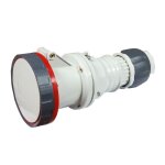 Prise mobile gewiss 3p + t 63a ip67 rouge 380v gw63052h Prise mobile gewiss 3p + t 63a ip67 rouge 380v gw63052h