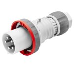 Prise mobile gewiss 3p + n + t 63a ip67 rouge 380v gw61053h Prise mobile gewiss 3p + n + t 63a ip67 rouge 380v gw61053h