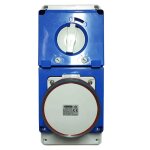 Prise verrouillée gewiss 3p + t 63a ip67 380v gw67252n Prise verrouillée gewiss 3p + t 63a ip67 380v gw67252n