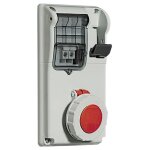 Prise verrouille legrand compacte 3p + t 3x16a + e 400v ip55 057317