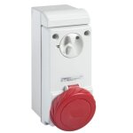 Prise verrouille schneider avec botier ip65 3pnt 32a 380v 83097
