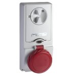 Prise verrouille schneider verticale 3x16a + nt 400v ip65 82186