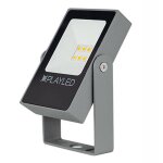 Projecteur asymtrique extrieur led playled 30w 3000k 3511 lm gris pc30s02c