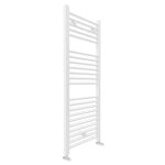 Radiateur sche - serviette lazzarini sanremo droit 1110x450x400mm blanc 386474