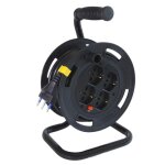 Rallonge master roll - up avec 25 mètres de câble et 4 schuko 04842 Rallonge master roll - up avec 25 mètres de câble et 4 schuko 04842