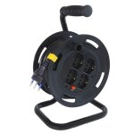 Rallonge master roll - up avec 45 mètres de câble et 4 schuko 04843 Rallonge master roll - up avec 45 mètres de câble et 4 schuko 04843