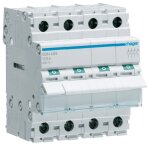 Séctionneur hager 4 pôles 125a 4 modules sbn499 Séctionneur hager 4 pôles 125a 4 modules sbn499
