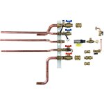 Set complet raccords, vannes et tuyaux pour raccordement hydraulique daikin ekhymnt1a