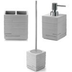 Set de meubles de salle de bains gedy quadrotto gris qu33 - 81 - 98 Set de meubles de salle de bains gedy quadrotto gris qu33 - 81 - 98