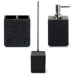 Set de meubles de salle de bains gedy quadrotto noir qu33 - 81 - 98 Set de meubles de salle de bains gedy quadrotto noir qu33 - 81 - 98