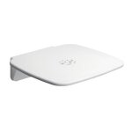 Sige de douche rabattable mural gedy prima classe blanc 6083 - 02