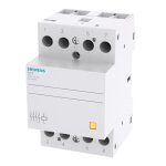 Siemens 63a contacteur 4no 230vac / dc 3 modules 5tt50500