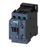 Siemens contacteur de puissance tripolaire 32a 400v 1 no + 1 nc, dc 24v 3rt20271bb40