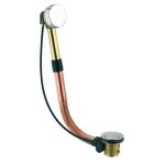 Siphon automatique de baignoire cgs en laiton et cuivre 45 - 55 cm 048 - ct. 01